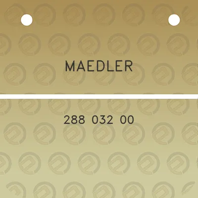 maedler-288-032-00