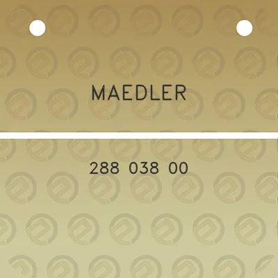 maedler-288-038-00