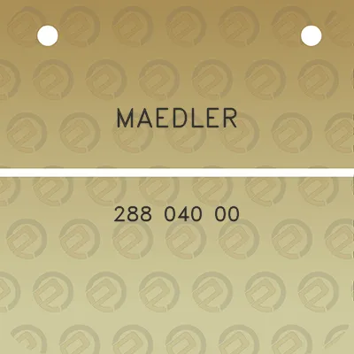 maedler-288-040-00