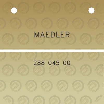 maedler-288-045-00