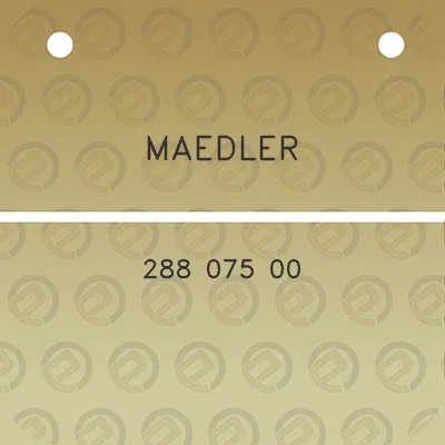 maedler-288-075-00