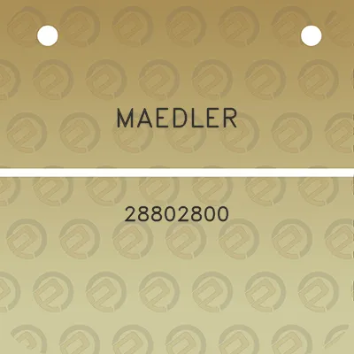 maedler-28802800