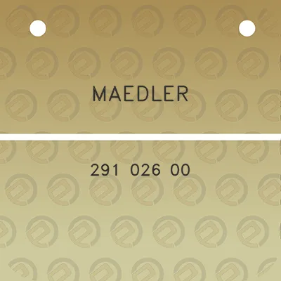 maedler-291-026-00