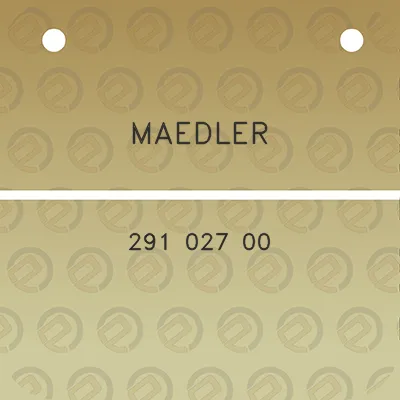 maedler-291-027-00