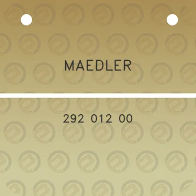 maedler-292-012-00