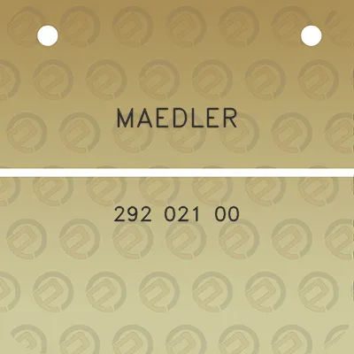 maedler-292-021-00