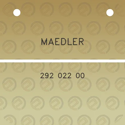 maedler-292-022-00