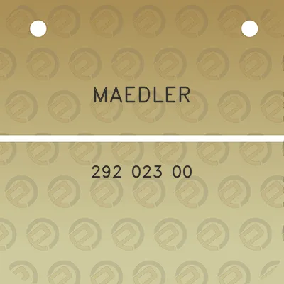 maedler-292-023-00