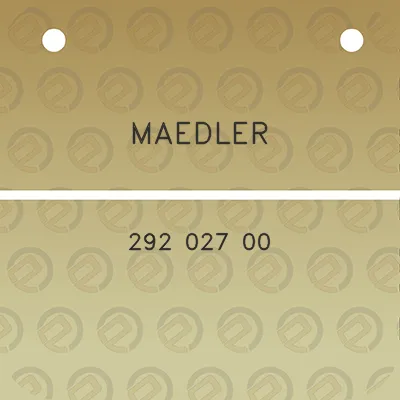 maedler-292-027-00