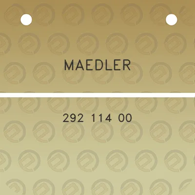 maedler-292-114-00