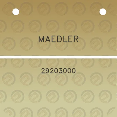 maedler-29203000