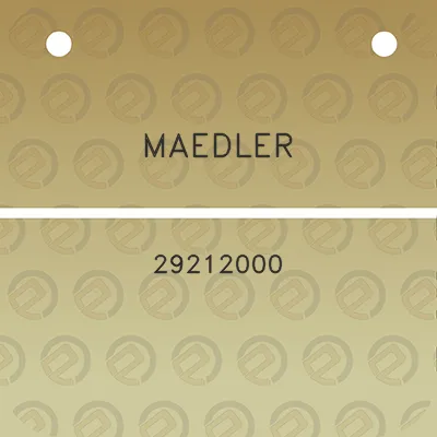 maedler-29212000