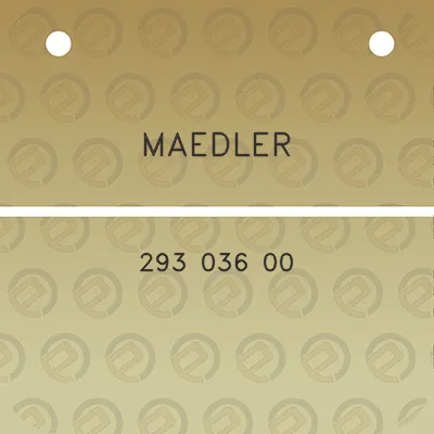 maedler-293-036-00