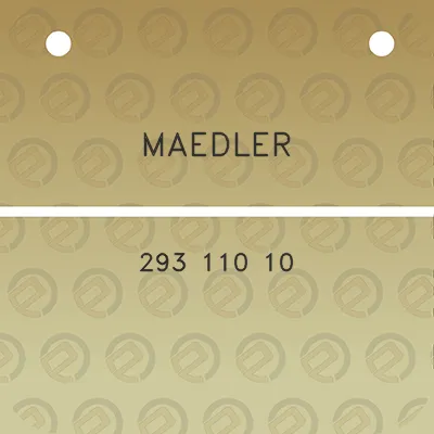 maedler-293-110-10