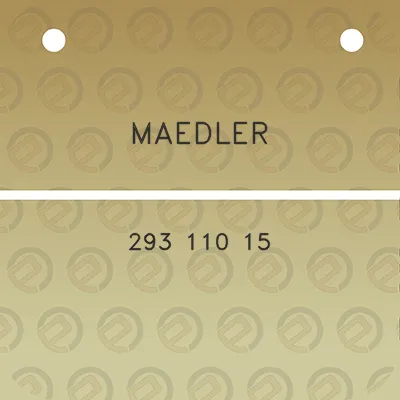 maedler-293-110-15