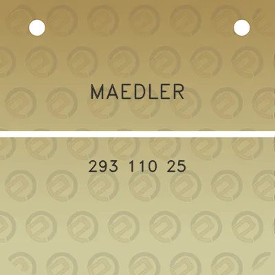 maedler-293-110-25