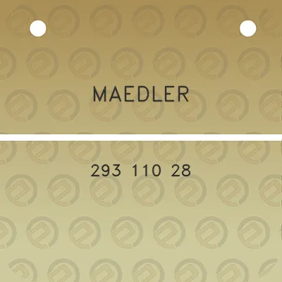 maedler-293-110-28