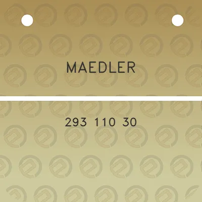 maedler-293-110-30