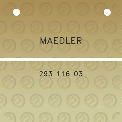 maedler-293-116-03