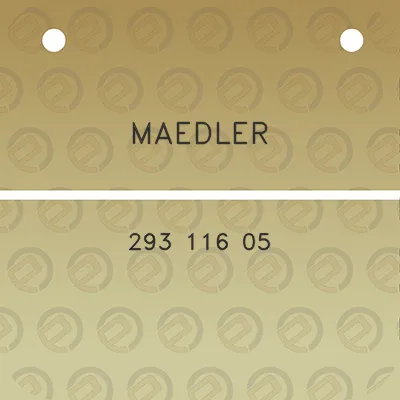 maedler-293-116-05