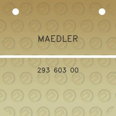 maedler-293-603-00