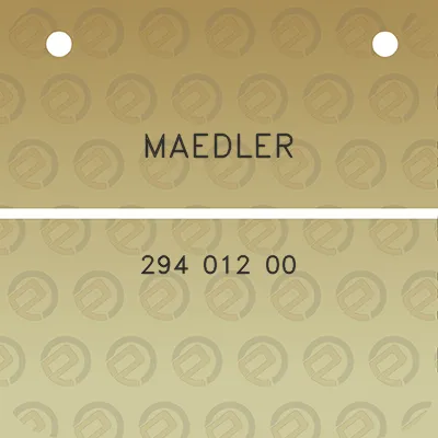 maedler-294-012-00