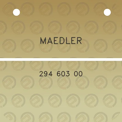 maedler-294-603-00