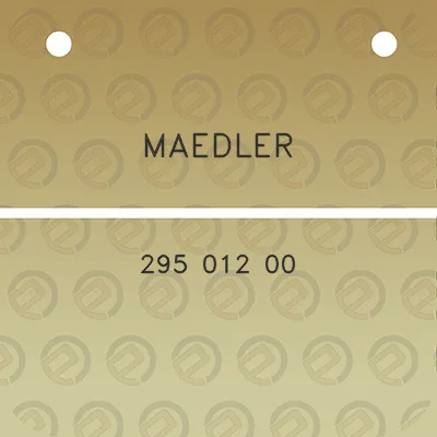 maedler-295-012-00