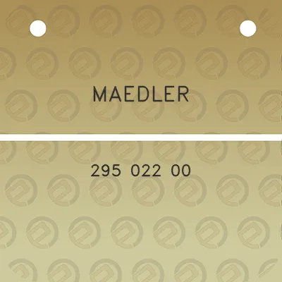 maedler-295-022-00