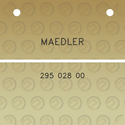 maedler-295-028-00