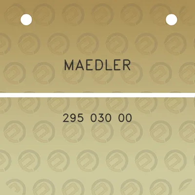 maedler-295-030-00