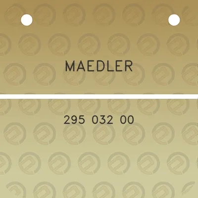 maedler-295-032-00