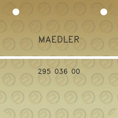 maedler-295-036-00