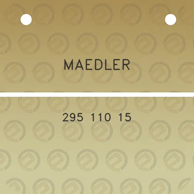 maedler-295-110-15