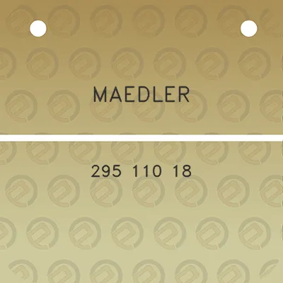 maedler-295-110-18