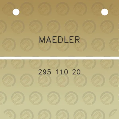 maedler-295-110-20