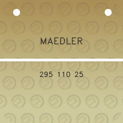 maedler-295-110-25