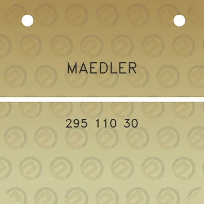 maedler-295-110-30