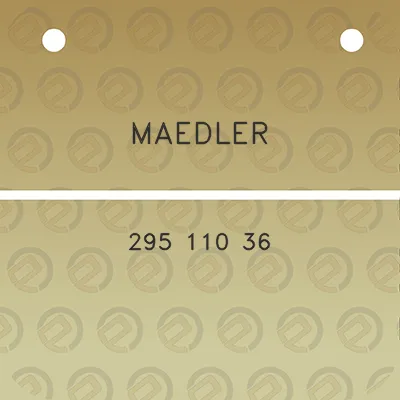 maedler-295-110-36