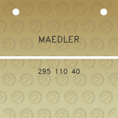 maedler-295-110-40