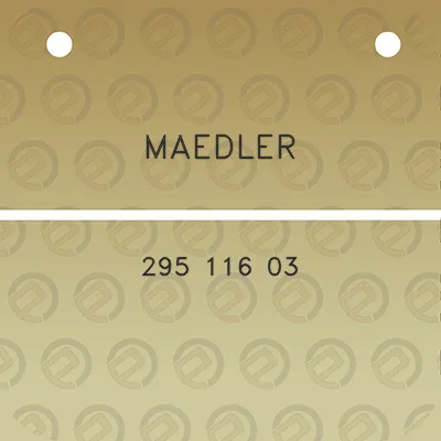 maedler-295-116-03