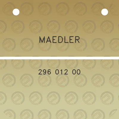 maedler-296-012-00