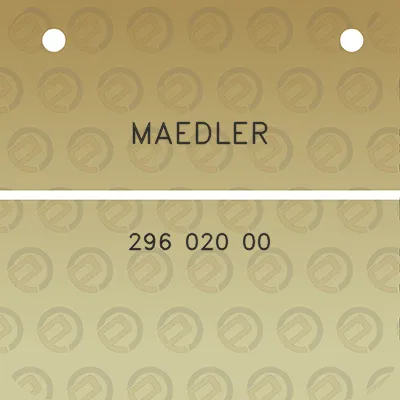 maedler-296-020-00