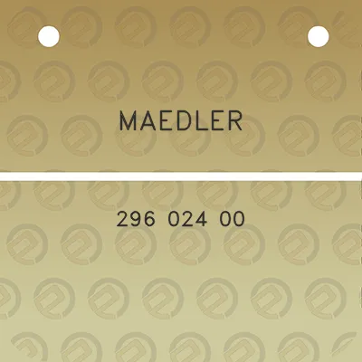 maedler-296-024-00