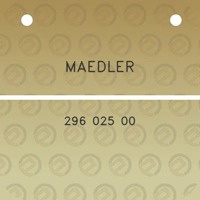 maedler-296-025-00