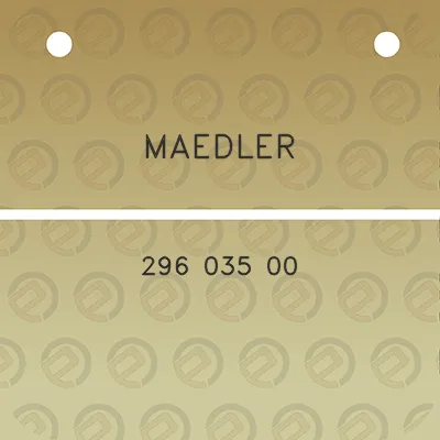 maedler-296-035-00