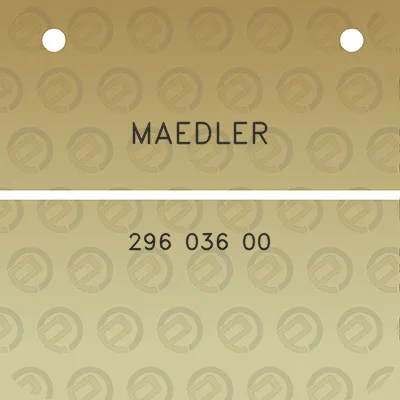 maedler-296-036-00