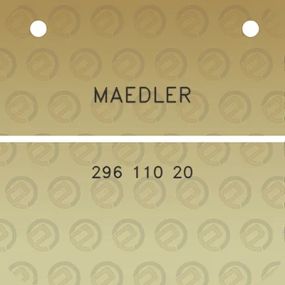 maedler-296-110-20