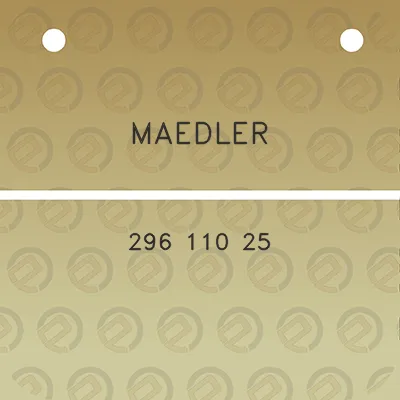 maedler-296-110-25