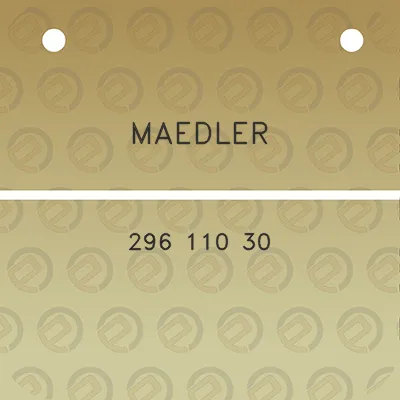 maedler-296-110-30